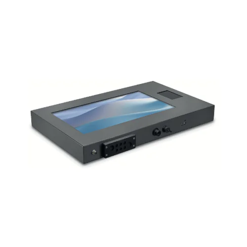 PI 16 powder-coated, tight panel computer with a 16-inch screen